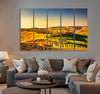 Tuscany Sunset Landscape Canvas Print