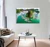 Floating Village Canvas Print