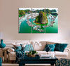 Floating Village Canvas Print