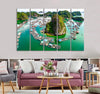 Floating Village Canvas Print