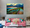 Terraced Field Canvas Print