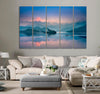 Colorful Sky Reflecting in the Lake Canvas Print