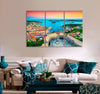 Green Islands & Blue lagoons Canvas Print