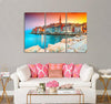 Stunning Romantic Old Town Canvas Print