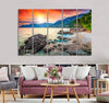 Beautiful Gravel Beach Canvas Print