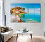 Wild Beach with Azure Water Canvas Print