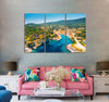 Blue Lagoon Village Canvas Print