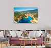 Blue Lagoon Village Canvas Print