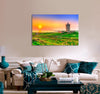 Castle in Sunset Canvas Print