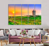 Castle in Sunset Canvas Print