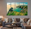 Cliff Landscape Canvas Print