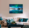 Stars and Northern Light Canvas Print