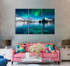 Stars and Northern Light Canvas Print