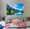 Fjord and Mountains Canvas Print