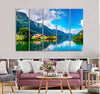 Fjord and Mountains Canvas Print