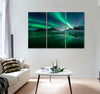 Northern Lights on the Night Sky Canvas Print