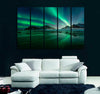 Northern Lights on the Night Sky Canvas Print