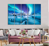 Nothen Light & Frozen Ocean Canvas Print