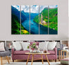 Breathtaking Fjord Canvas Print