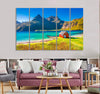 House on the Beach Canvas Print