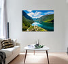 Beautiful Nature in Norway Canvas Print