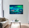 Starry Sky with Polar Lights Canvas Print