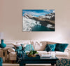 Flying over a Glacier Canvas Print