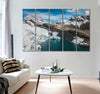 Flying over a Glacier Canvas Print