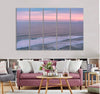 Ocean and Pink Sky Canvas Print