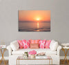 Sun and Ocean Canvas Print