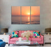 Sun and Ocean Canvas Print