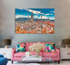 Beauty of Swiss City Canvas Print