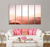 Sunset in Mountains Canvas Print