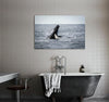 Whale Breach Canvas Print