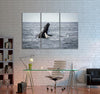 Whale Breach Canvas Print