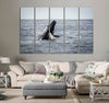 Whale Breach Canvas Print