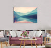 Lake & Mountains Canvas Print