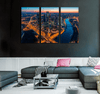 Moscow City Twilight Canvas Print