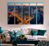 Moscow City Twilight Canvas Print