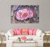 Pink Fish Canvas Print