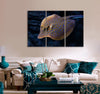 A Blue Spotted Stingray Canvas Print