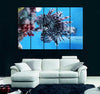 Black & White Fish Canvas Print