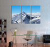 Rocks in Snow Canvas Print