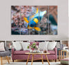 Blue and Yellow Fish Canvas Print