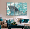 Dolphin in a Body of Water Canvas Print