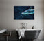 Grey Shark Underwater Canvas Print