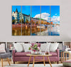 Old Port Pier Canvas Print