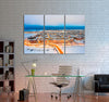 Amazing Winter Cityscape Canvas Print