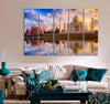 Taj-Mahal Scenic Sunset Canvas Print