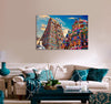 Colorful Gopura Canvas Print